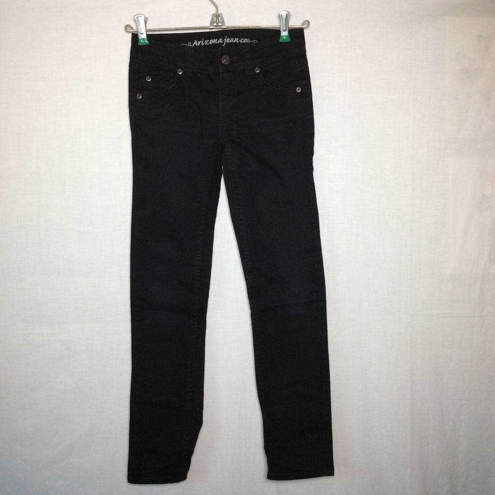 Arizona Jean Co Girls Black,Sz 8 slim Jeans